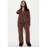 In The Morning PJ Pant Set - Chocolate