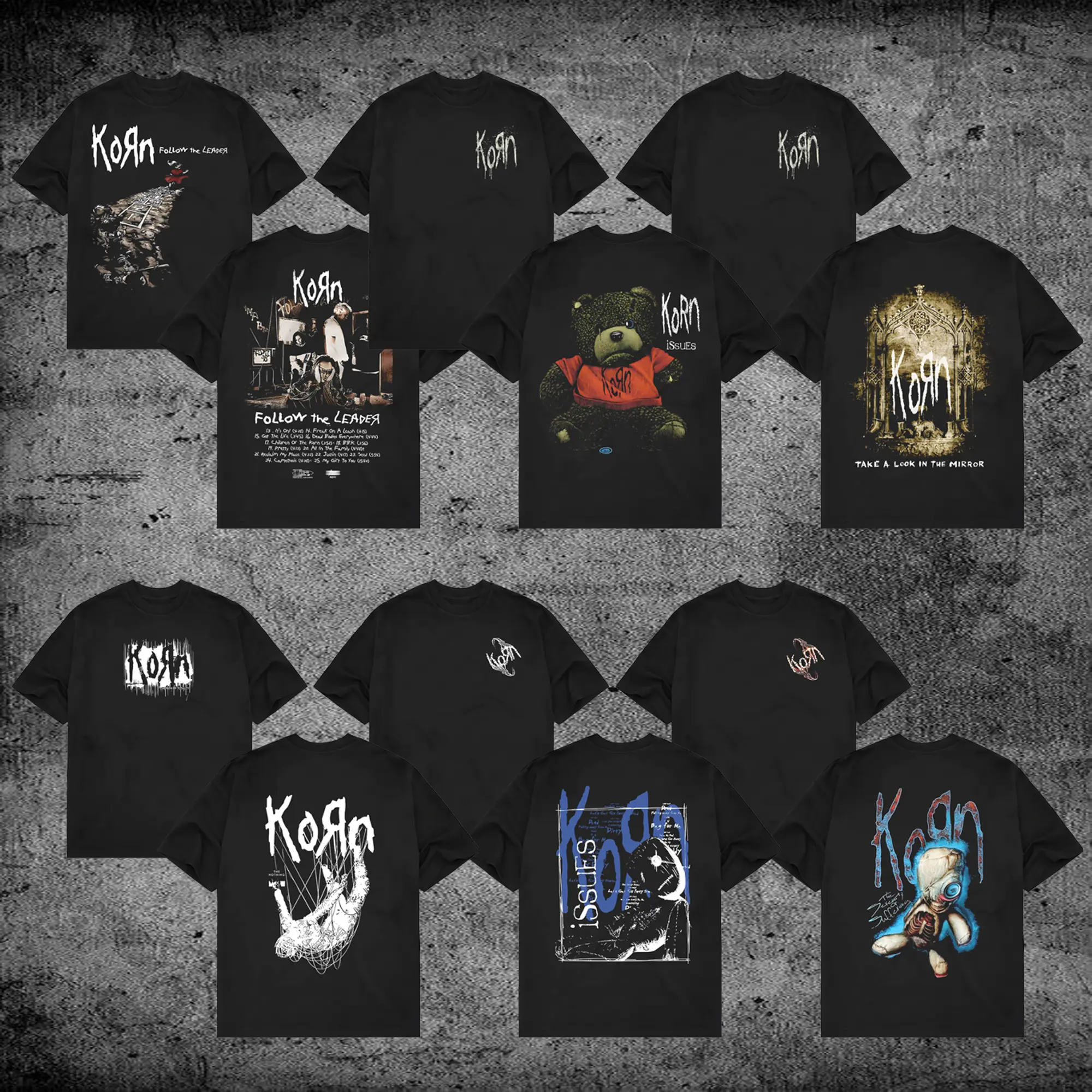 [Collection] Vintage Korn Issues Band T Shirt, Korn Tour Double Sided Concert Graphic Tee,  Music Merch, Unisex Cotton Shirt, Gift for Fans