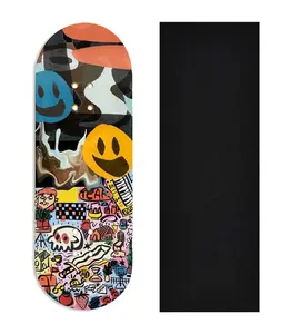 Heat Transfer Graphic Wooden Fingerboard Deck, @cizek.psd- Entry #134