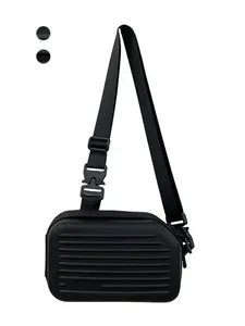 Minimalist Lightweight Crossbody Bag, Durable Hard Shell, Water-Resistant & Scratch-Proof, Adjustable Strap, Unisex, Ideal for Daily Use