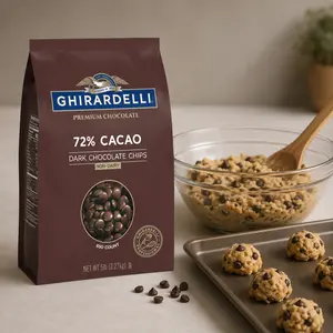 Ghirardelli 72% Cacao Dark Chocolate Chips, 10lb Total (2 x 5lb Bags) – Premium Baking Chocolate for Cookies, Brownies, Cakes, Desserts & Professional Baking