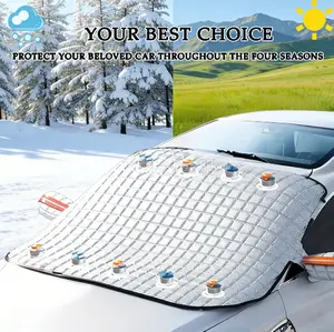 Universal All-Season Car Windshield Cover Snow Shield Sunshade Dustproof Heat Insulation for Year-Round Protection winter car accessory