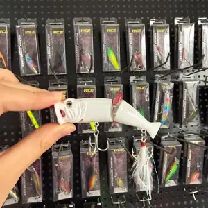 Replica of a Major Brand, Bestseller, 1pc, Lure Fishing Flipping Surface Feather Hook Two-Section Hard Bait Simulation Bait Fake Fish Bait, Suitable for Freshwater and Saltwater Fishing, Fishing Accessories, Gear, and Equipment