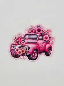 Pink Truck With Flowers
