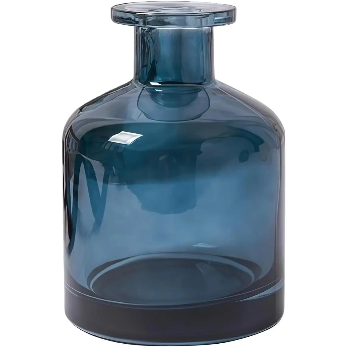 1 Pack 150ml Empty Glass Diffuser Bottle, Refillable  Container for (Blue)