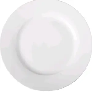 6 PC White Dinner Plate Set for Everyday Use Microwave & Dishwasher Safe Durable and Easy to Clean