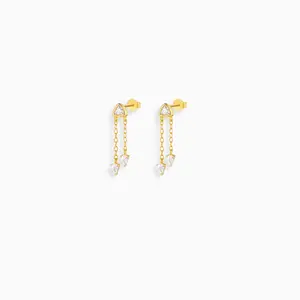 Triangle Chain Studs