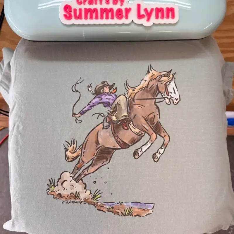 Rise up cowgirl comfort colors Top