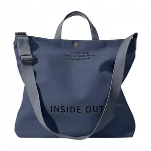 Multi-functional Canvas Tote Bag, Canvas Shoulder Bag with Adjustable Shoulder Strap, Canvas Crossbody Bag Perfect for Work, Grocery, Weekend Adventures, Roomy Durable Everyday Bag, Commuter Bag