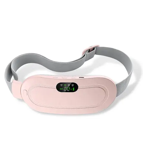 CHEERTOWN Multifunctional Soft Surface Heating Pad - Cordless Electric Waist Belt, Adjustable Heating Temperature Fast Warmer, 3 Heat Levels, 3 Massage Modes, Auto Shut-Off, Resting Warmth, Back/Belly Use, Women's Gift (Sports & Outdoor Fitness Accessory)