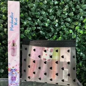 Lip Set, 4-Piece Self-Pick Lippies with Travel-Size Perfume