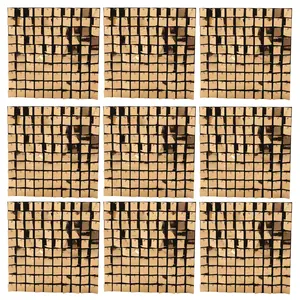 Bulk  24 Pc. Gold Sequin Shimmer Wall Panels