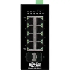 Tripp Lite NGI-M08C2 Industrial 8 Port Managed 2SFP GBE Switch