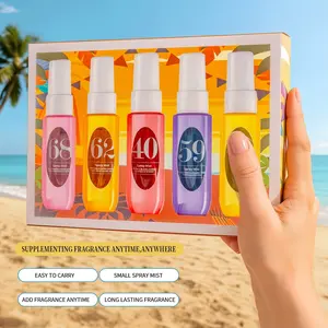 Women's Perfume Spray Set, Floral/fruit Woody Scent, Long-Lasting Fragrance, Portable Travel Size, Daily Use, Vacation, Party, Gift, 40ML X 4