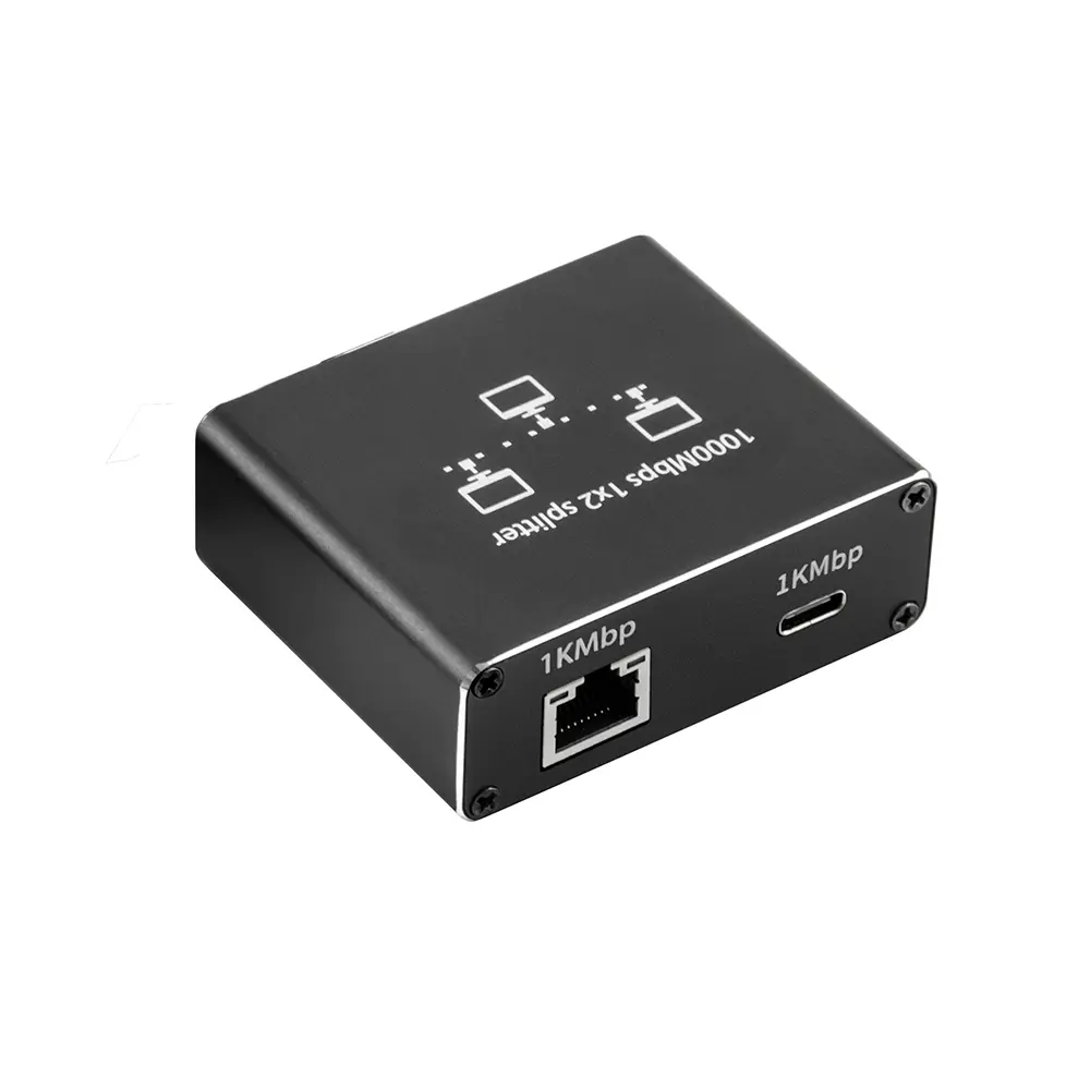 Bytecc RJ-SP102 1000Mbps 1X2 Ethernet Internet Splitter