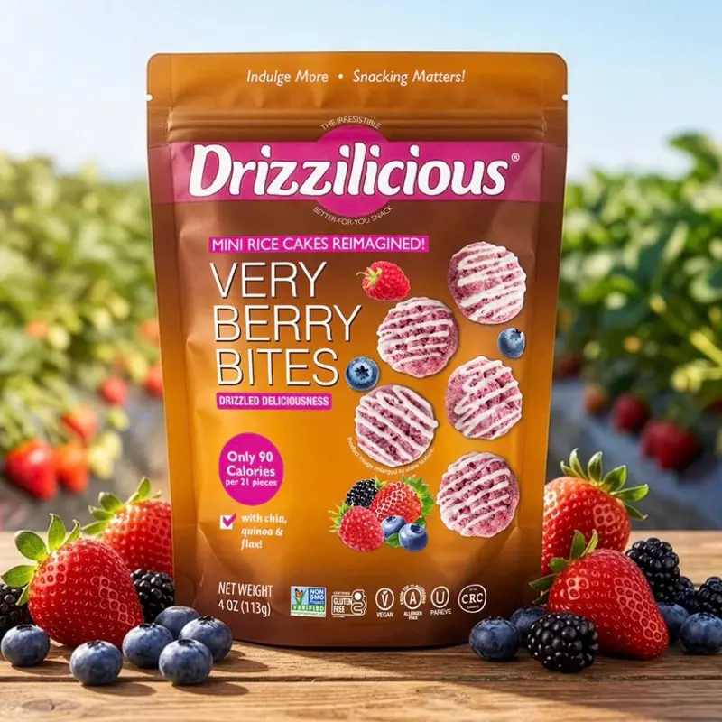 Drizzilicious Very Berry Bites, 4 oz