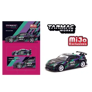 Tarmac Works 1:64 HKS Toyota GR86 – Black – Global64 – Mijo Exclusive