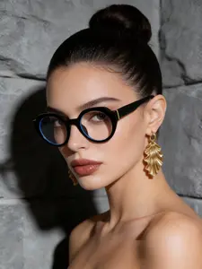 Women's Fashion Trendy Versatile Vintage Round Frame Glasses, Stylish Retro Eyewear for Everyday Use, Perfect for All Occasions, Round Frame Eyeglasses