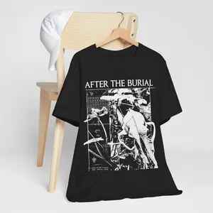 Unisex Jersey Short Sleeve Tee After The Burial Lost In The Static Shirt, Heavy Metal Music Band Tee, Sumerian Records Merch, Djent Fan