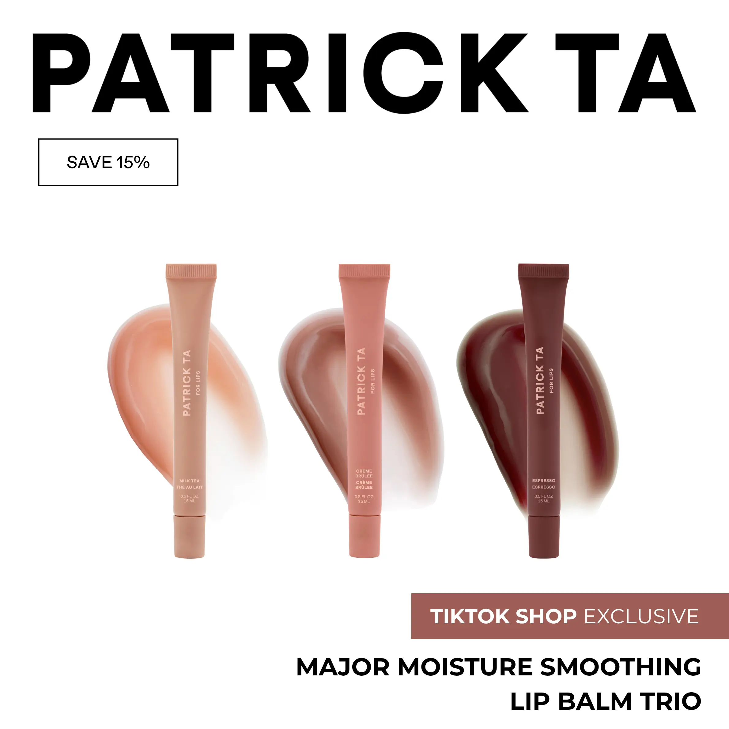 Major Moisture Smoothing Lip Balm Trio