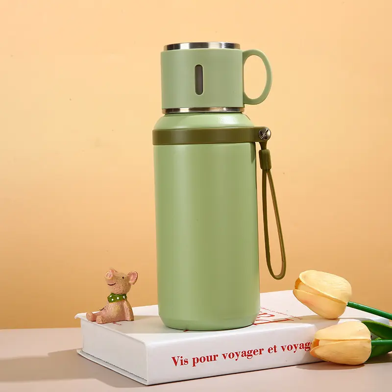 Green bowl lid cup 600ml