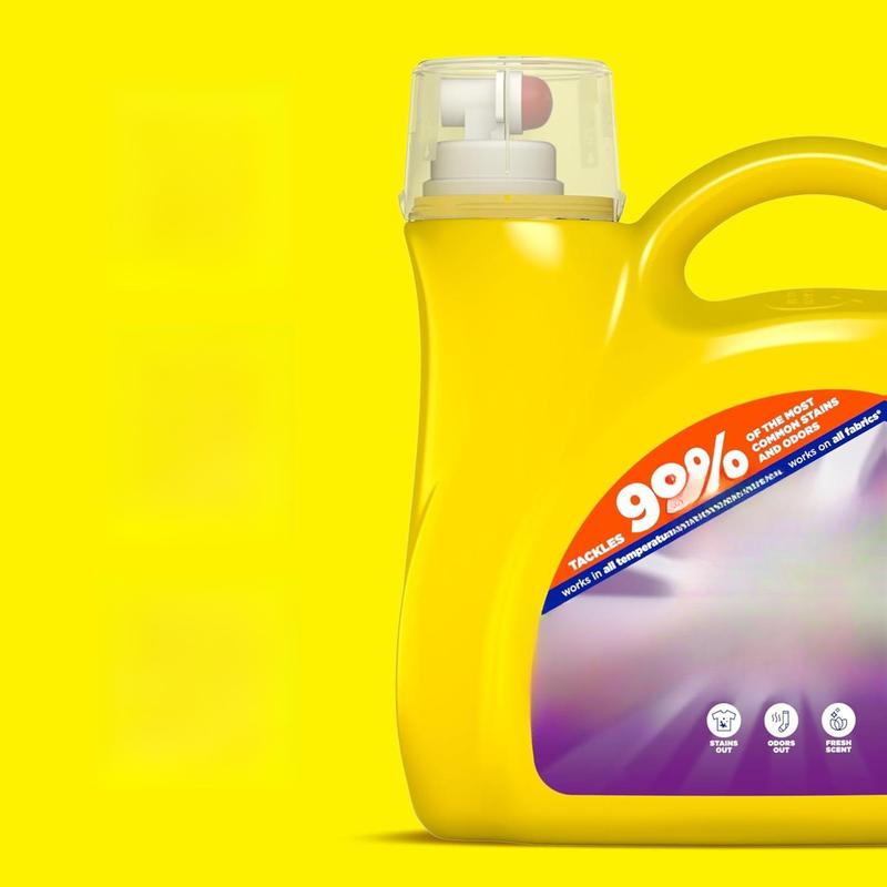 Tide Simply Clean & Fresh Liquid Laundry Detergent, Berry Blossom Scent, 89 loads, 117 fl oz (Packaging May vary)