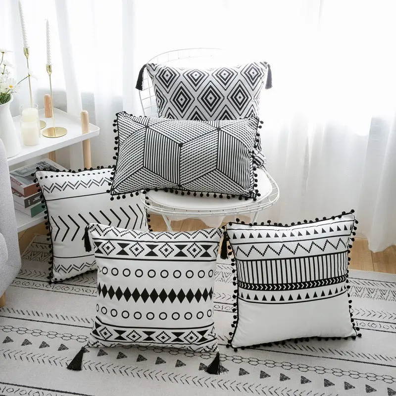 Bohemian National Throw Pillow - Soft Plush Design, Ideal for Home Decor, Versatile Use, Comfortable and Stylish