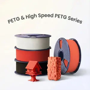 High Speed Matte PETG 3D Printer Filament 1KG for Smooth Matte Finish