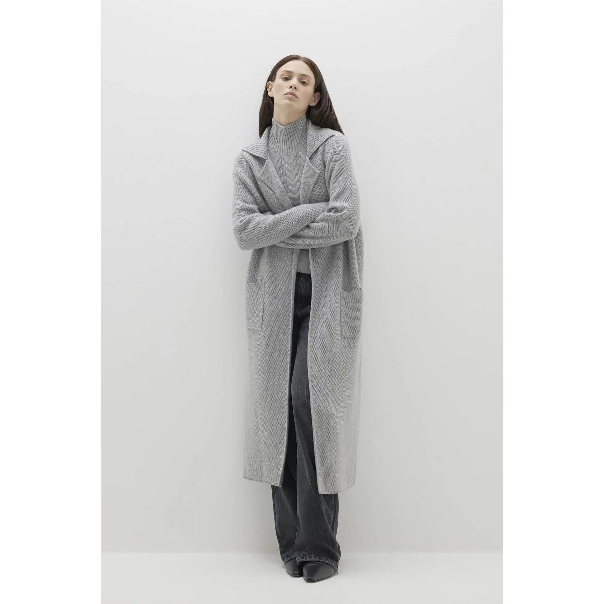DARYA LONGLINE CASHMERE CARDIGAN DARYA LONGLINE CASHMERE CARDIGAN