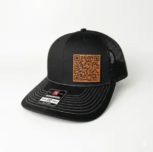 Show Me Them T’S Qr Code Hat – Funny Leather Patch Snapback Hat, Trucker Cap, Bold Humor Meme Hat, Viral Funny Gift For Him, Trendy Statement Cap