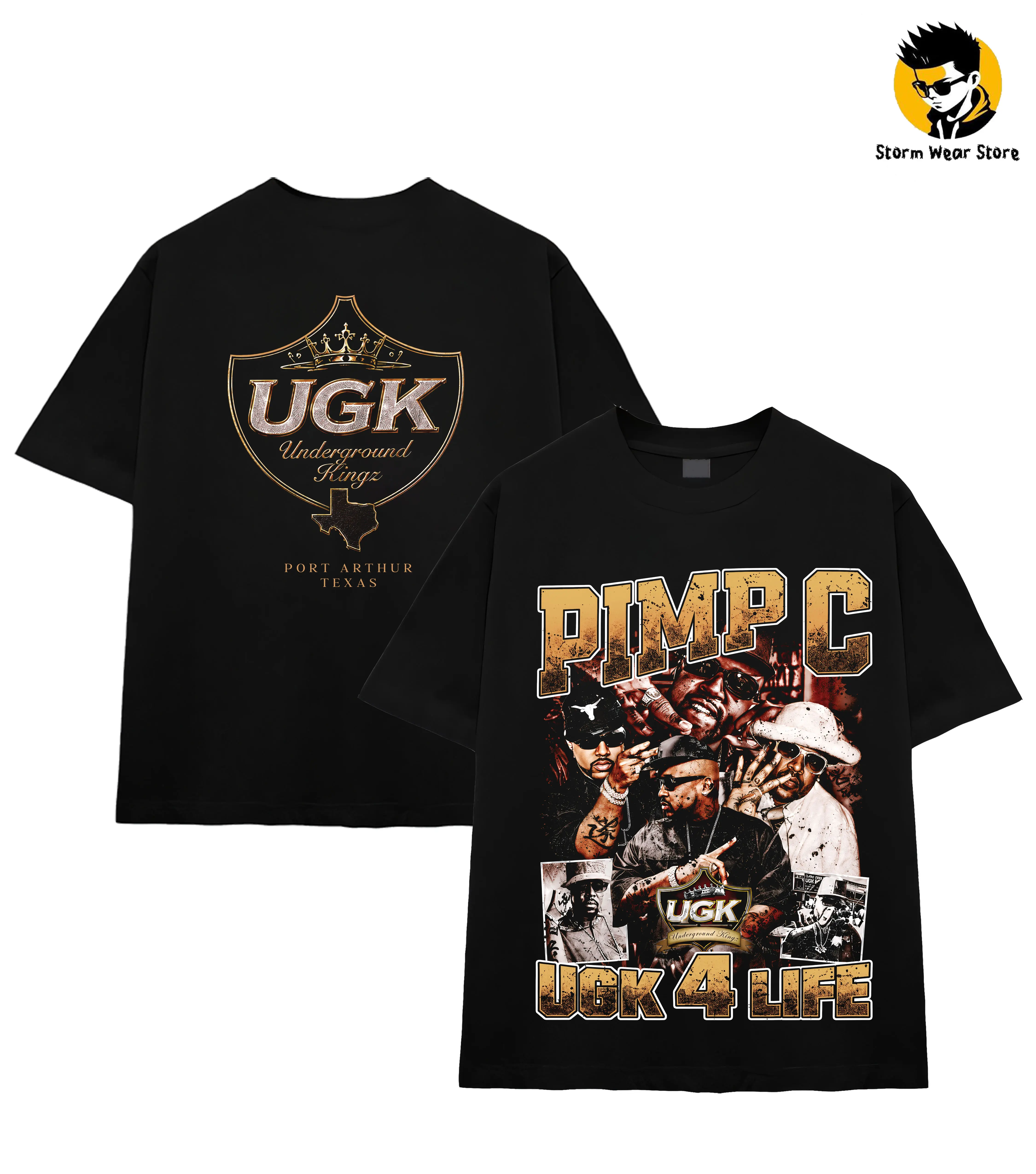 Vintage Pimp C Rapper Legend Long Live The Pimp Shirt, UGK Unisex Shirt, Underground Kingz Tee, DJ Screw 713 Crewneck Tee, Gift For Fan, Casual Menswear Apparel