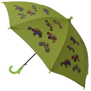 212 MAIN Child-Sized Foxfire Green Sand Toys Umbrella - Size 1, Lightweight, Easy Open, Rainproof