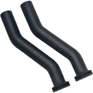 (2-pack) 596163 3-inch fuel pump vacuum hose, replacement lawn mower 596163 593998 797408, black