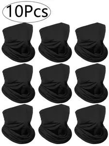 Neck Gaiter Face Cover Scarf, Neck Warmer Breathable Sun & Wind-proof for Skiing Fishing Hiking Cycling Men's Balaclava Face Mask, Protection Windproof Dustproof Neck Gaiter, Breathable Open Design, Multiple Colors Available