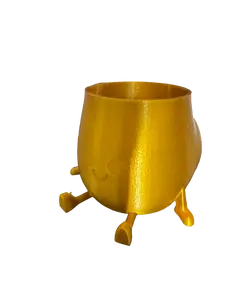 Chunky Butt plant pot with hole