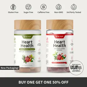 Snap Supplements - Heart Health Capsules & Heart Health Gummies - Natural Supplement Bundle - Supports Blood Circulation & Heart Health
