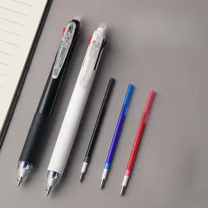 Set of 5 Erasable Click Pens, Multifunctional Quick-Dry Neutral Pens, Ink, Study Office Supplies Gift Set