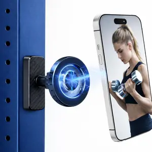 Phone Holder for Gym, Ultra   Phone Mount for Exercise Equipment, Compatible with    Cell Phones, Adjustable 360? Rotation, No-Slip Workout Accessory
