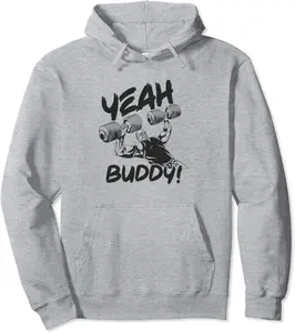 Yeah Buddy - Ronnie Coleman DB Bench Gym Motivational Pullover Hoodie - 26B0CD8CNQZD