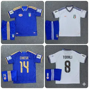 Italy Soccer Jersey Set 2026 | Breathable Polyester | Pro Fit Football Kit | Lightweight Training & Game Day Outfit
