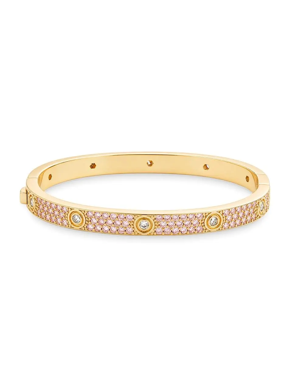 Lumière Pink CZ Bangle