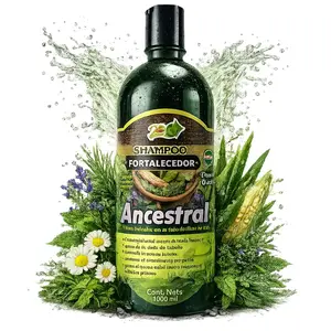 1000ML Shampoo Fortalecedor Ancestral Strengthening Herbal Shampoo 1L - 33 Fl Oz| Botanical Formula with Espinosilla, Ginkgo Biloba, Chamomile, Rosemary, Nettle & Verbena.