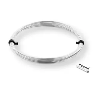 Sterling Silver 14 Gauge Half-Hard Round Wire - 1 ozt
