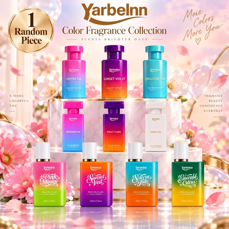 Women's Perfume Spray - 10-Scent Collection, Randomly Selected, 1.7 fl oz Travel Size Floral Fruity Sweet Long-Lasting Eau De Parfum, Sohochic Gifts for Women, 1 Pc Only