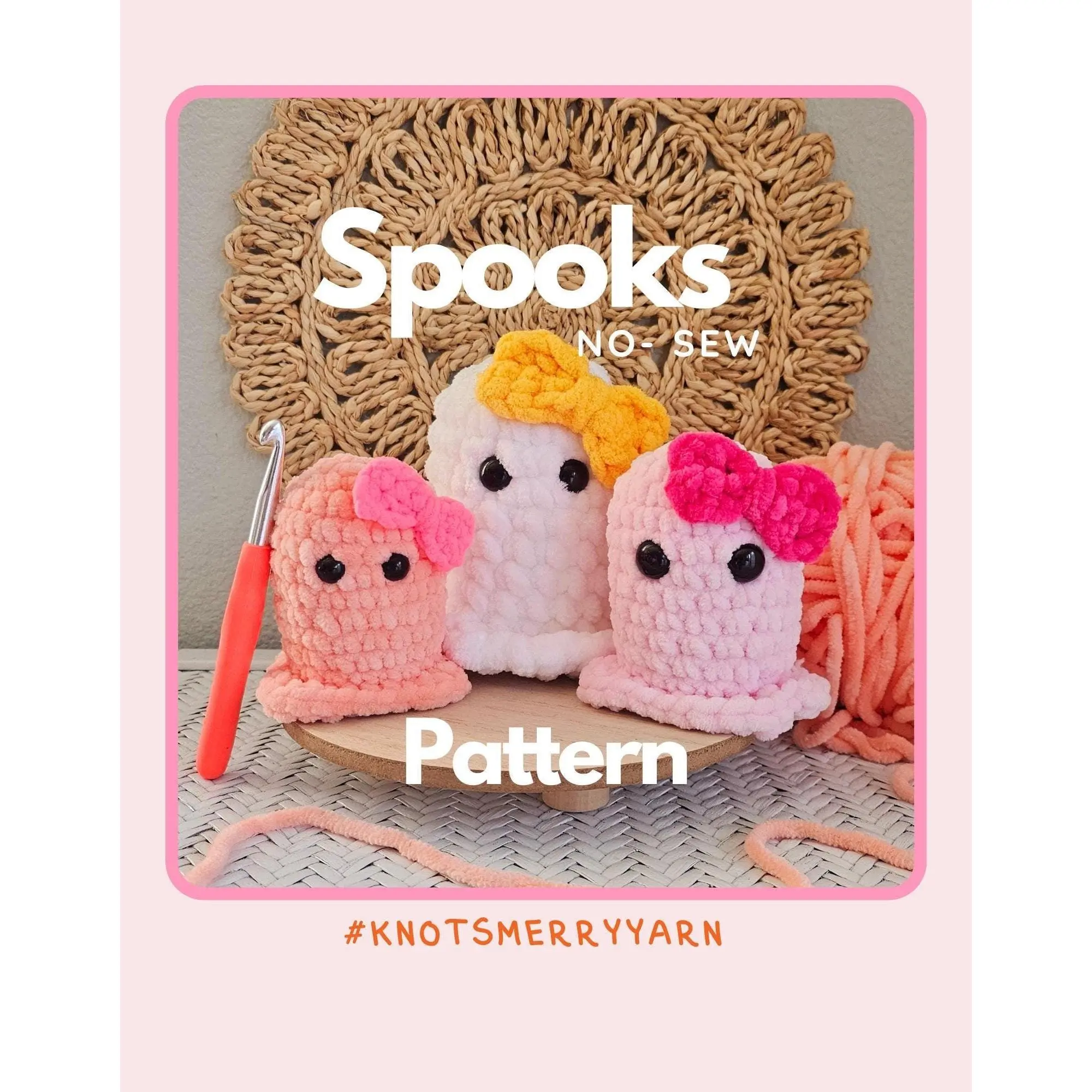 Ghost | CROCHET PATTERN | No Sew | Instant Download PDF | Spooks