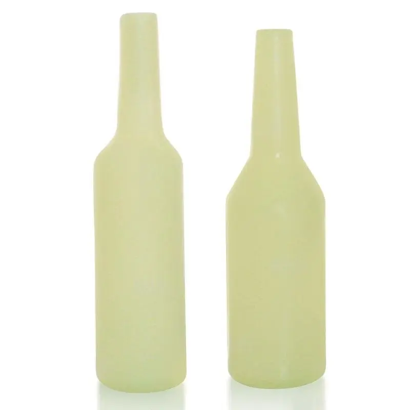 Flairco Flex Glow Skinny Plastic Flair Bottles - 11.5"h x 3.5"w Large Portable Reusable Kitchen Drinkware, No Loud Sound, Training Tool for Aspiring Flair Bartenders, Easy-on-Hands for Apartment Use