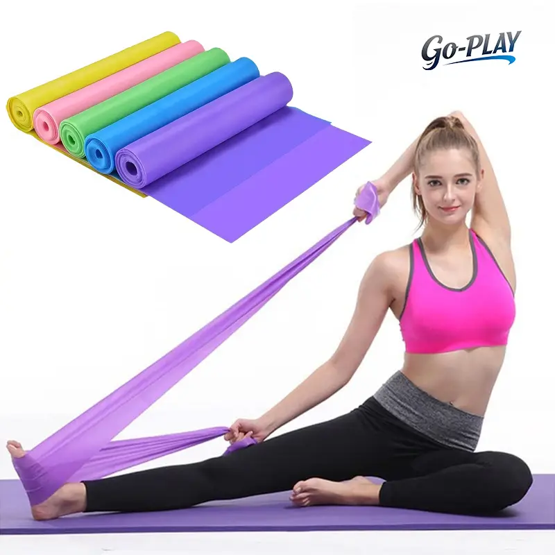 3pcs Pilates Resistance Band, Heavy Duty Stretch Exercise Band for Yoga, Home Gym Workout, Strength Training, Mobility, Flexibility, Booty & Leg Training, Latex Elastic Fitness Band (1500×150×0.45mm)