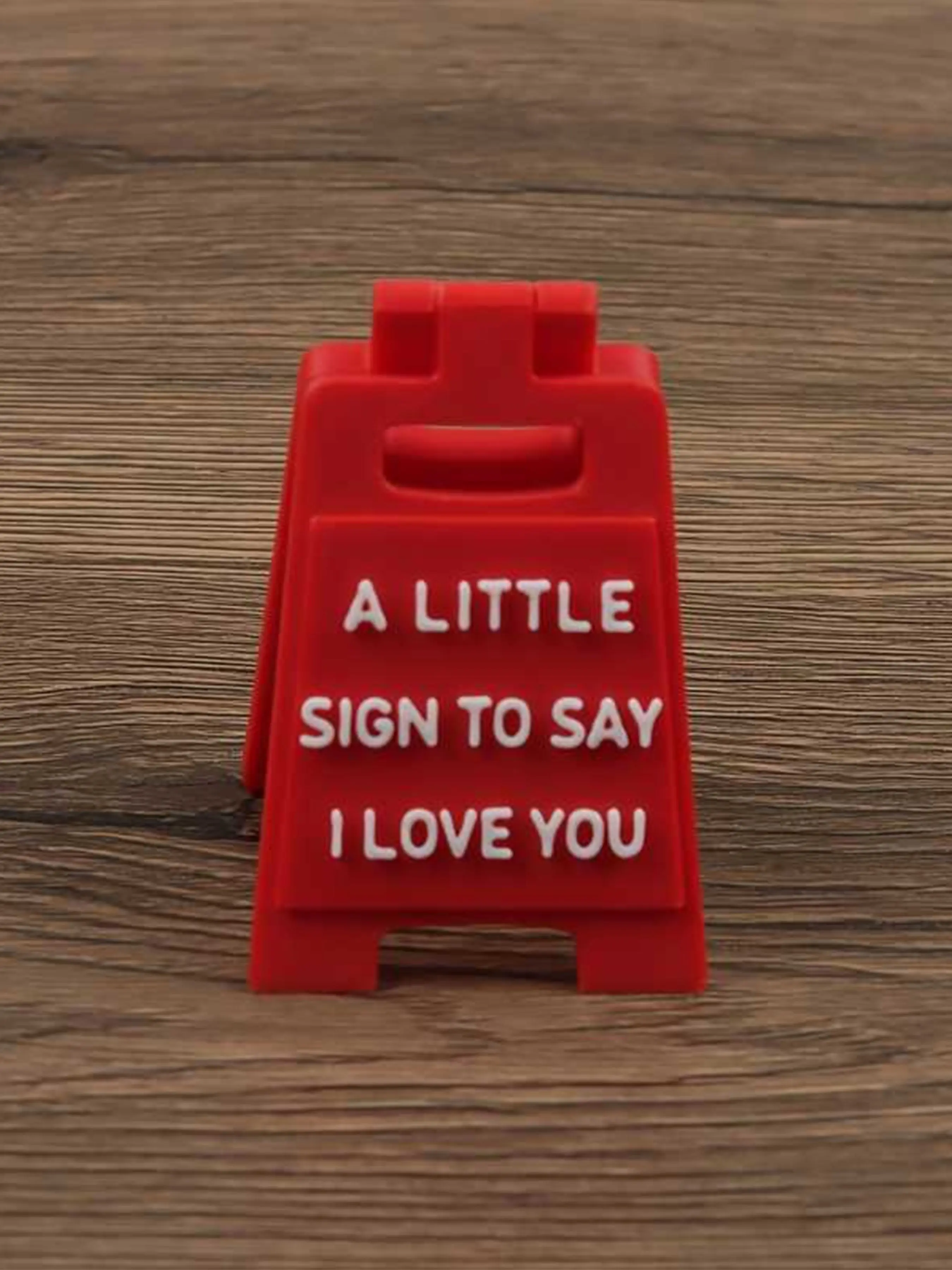 1pc 3D Printed Mini 'i Love You' Sign, Desktop Decorative Ornament, Perfect Gift for Friends, Unique Desk Accessory, Heartfelt Present Idea