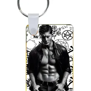 Jensen Ackles 2” Keychain Shirtless Dean Winchester Supernatural 2 Styles