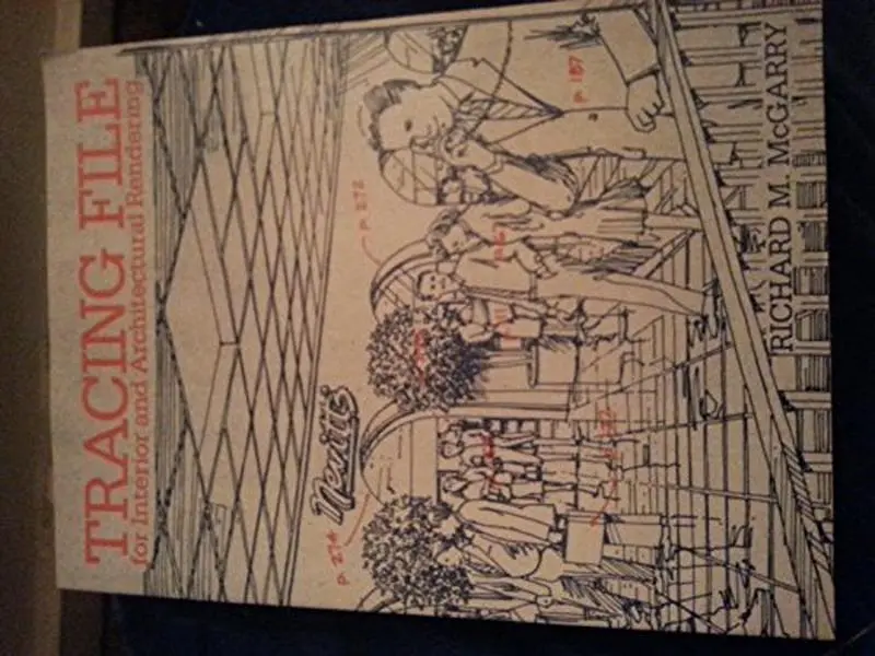 USED Book - Tracing File for Interior and Architectural Rendering by Richard M. McGarry (Paperback) - english